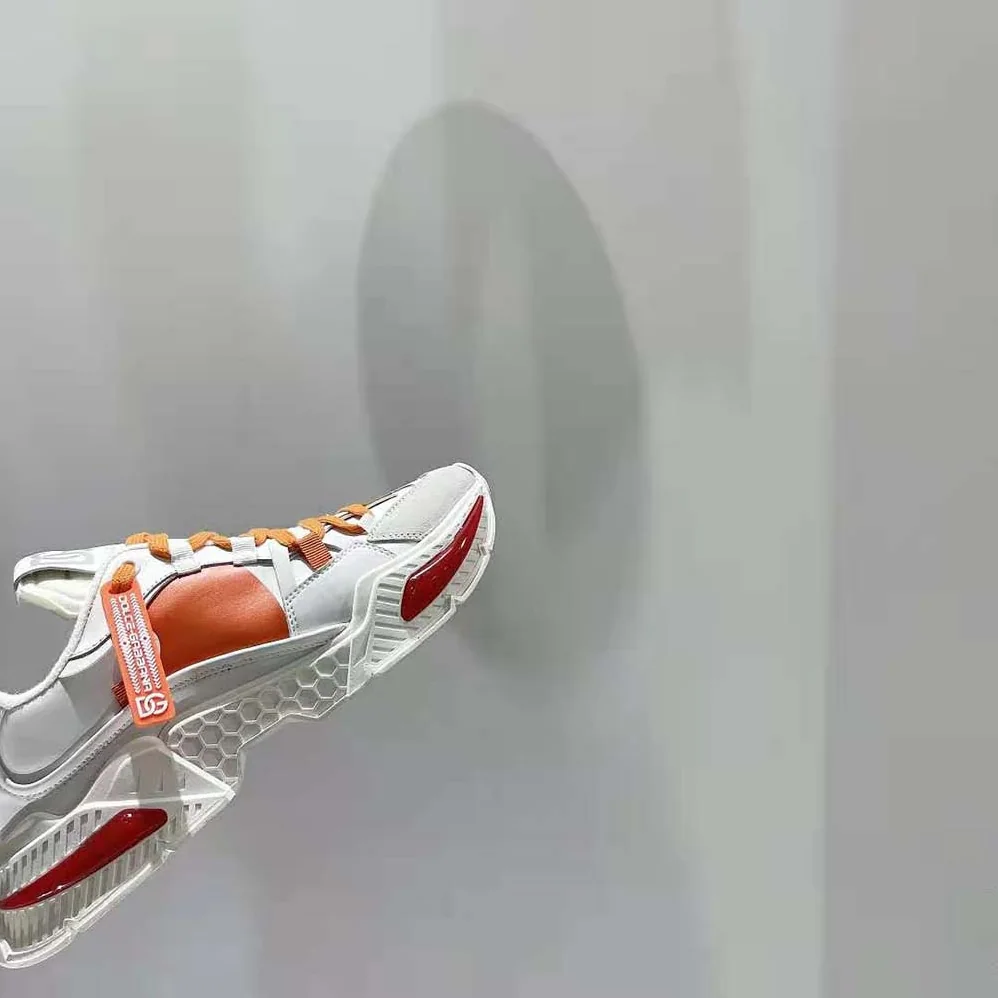 Dolce Gabbana D&G Mixed-Material Airmaster Sneakers for Unisex in Orange