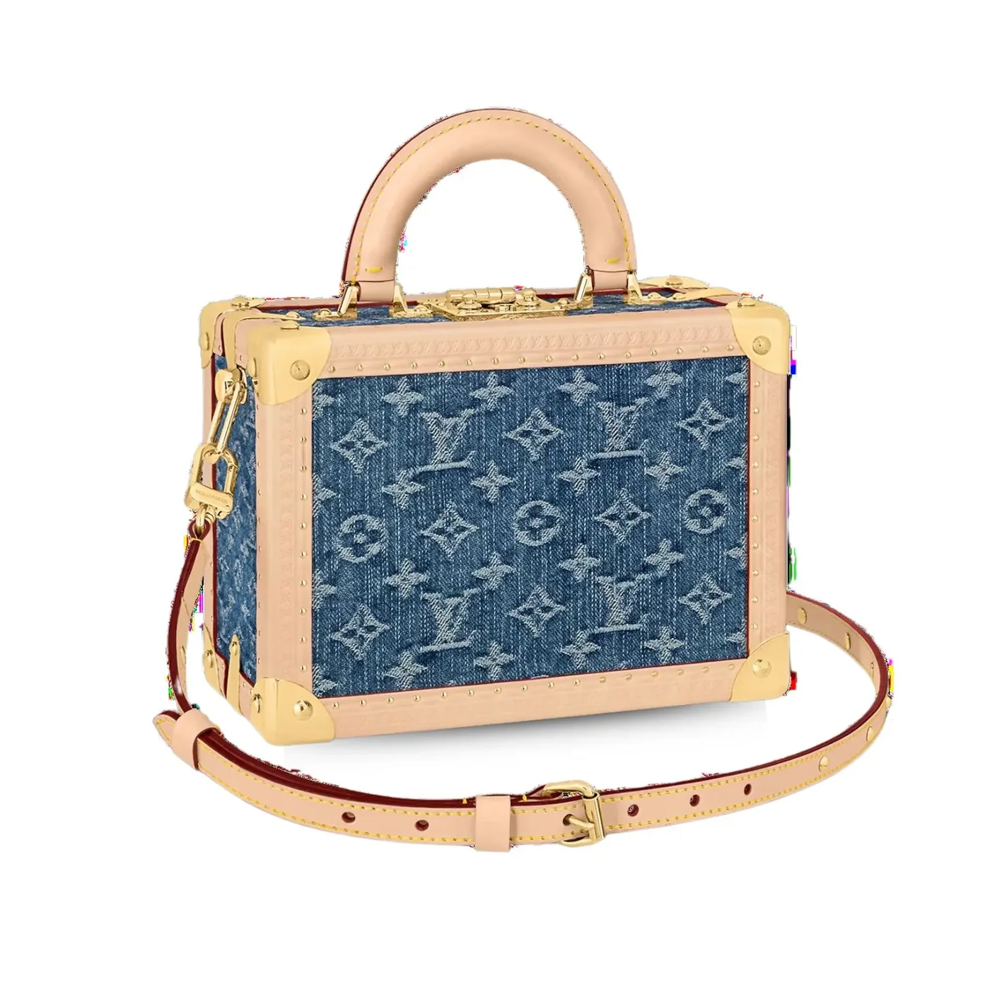 Louis Vuitton Petite Valise Denim Bleu Blue 8.9 Inches/ Louis Vuitton Petite Valise Denim Bleu Blue 8.9 Inches/