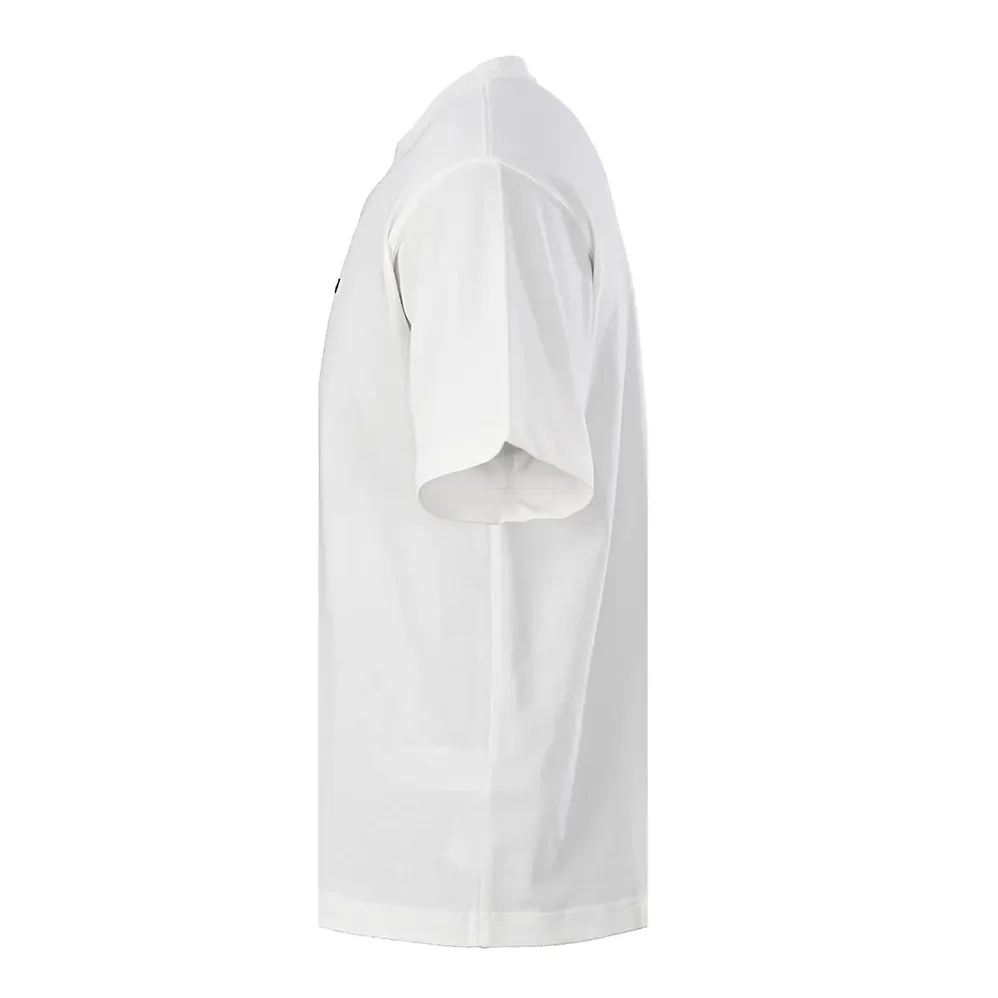 Burberry Check Flag Cotton T-shirt for Men in White Burberry Check Flag Cotton T-shirt for Men in White