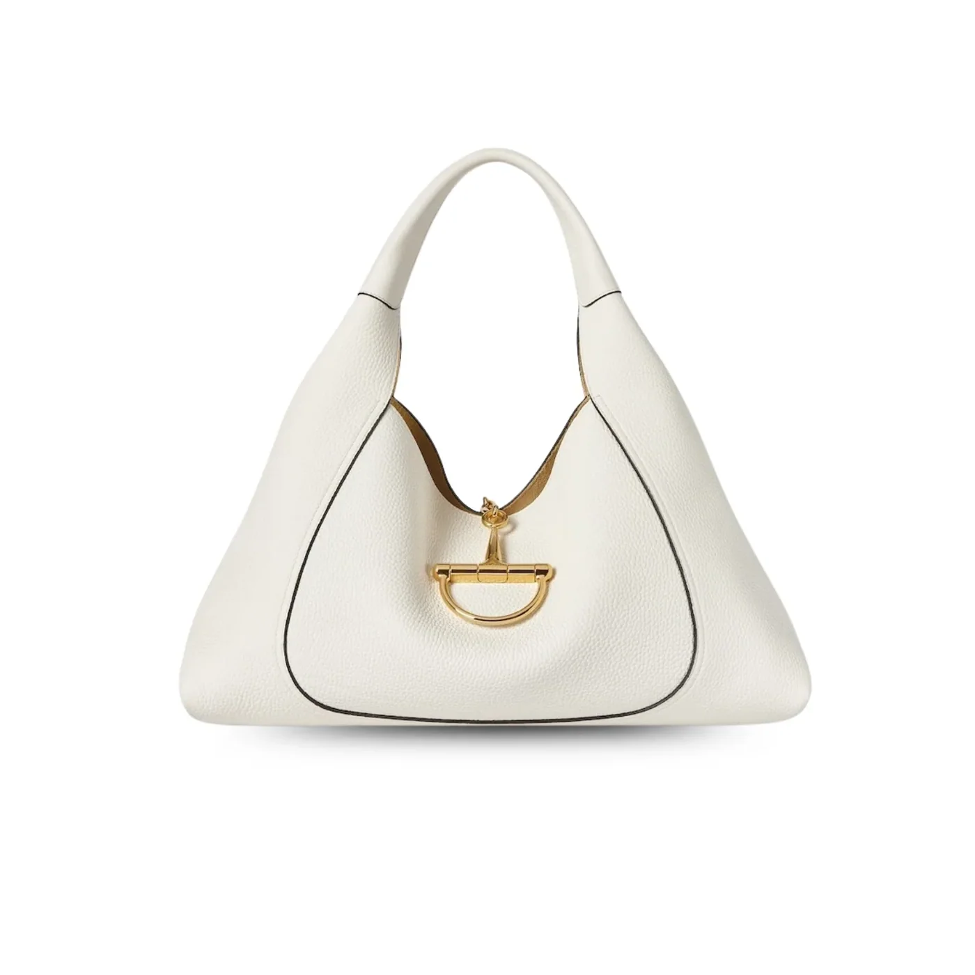 Gucci Softbit Maxi Shoulder Bag White /