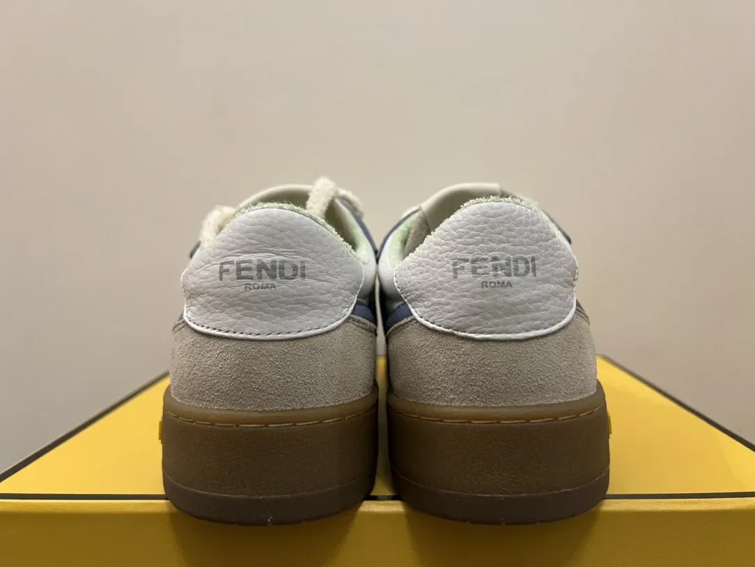 Fendi Match Low Tops Sneakers Grey 7E1493 Fendi Match Low Tops Sneakers Grey 7E1493