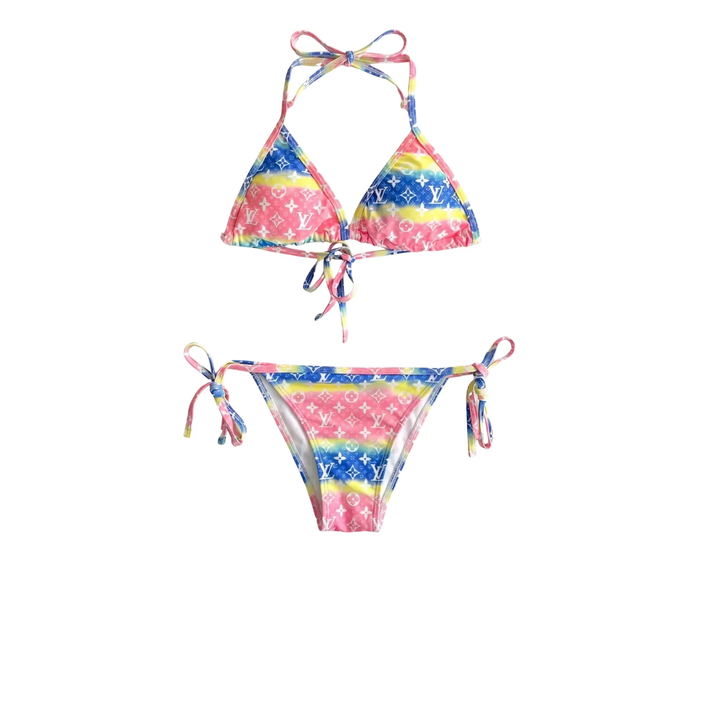 Louis Vuitton Triangle Bikini Multicolor Monogram Escale Louis Vuitton Triangle Bikini Multicolor Monogram Escale
