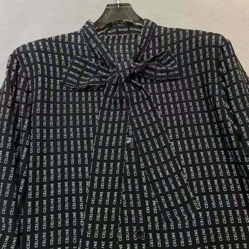 Celine Lavalliere Blouse in Crepe DE Chine for Women