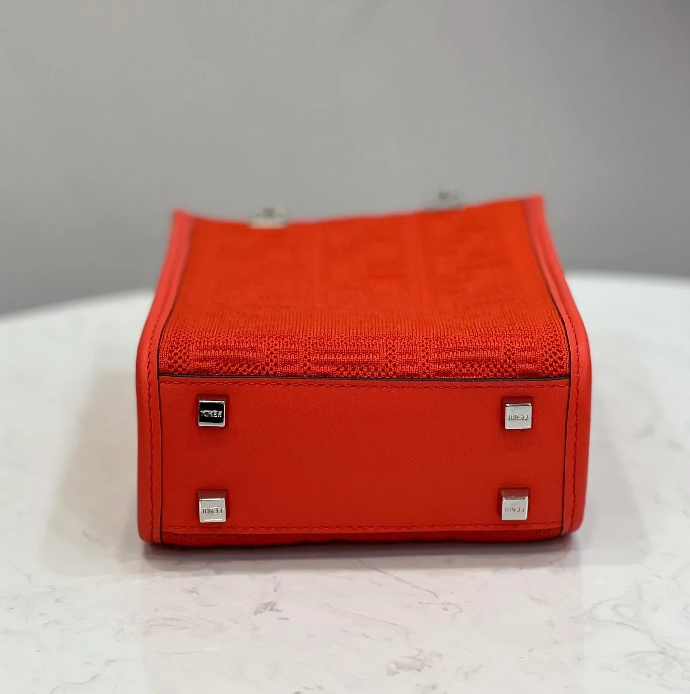 Fendi Mini Sunshine Shopper Red Fendi Mini Sunshine Shopper Red
