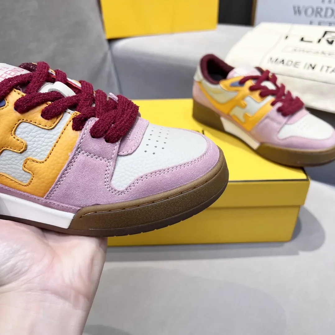 Fendi FD Fendi Match Low Tops Sneakers Pink