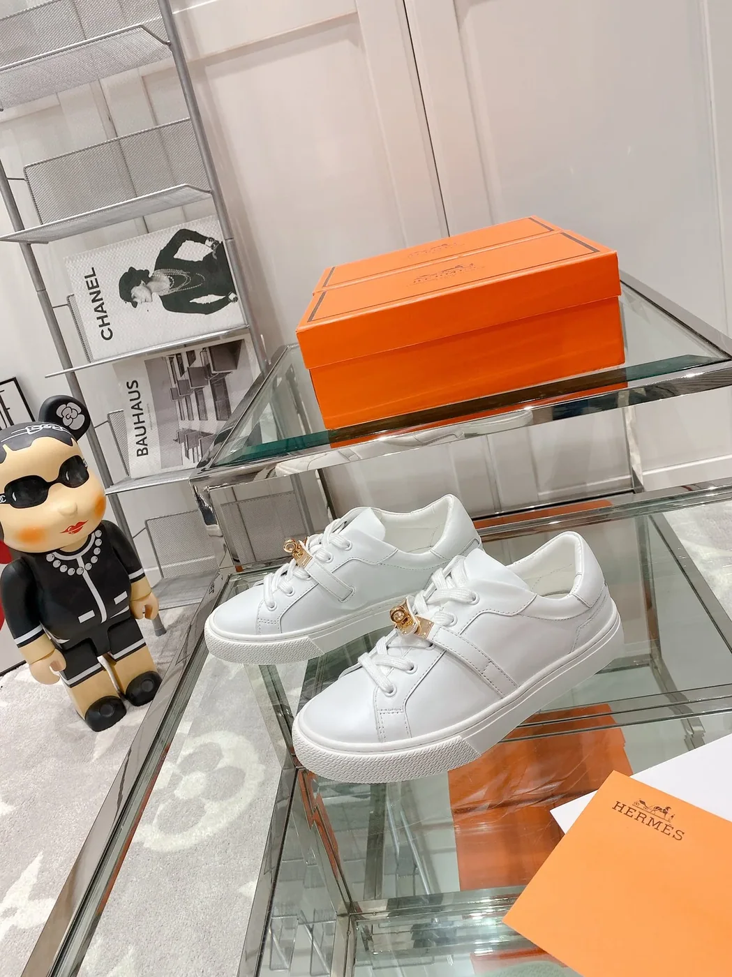 Hermes Day Sneaker White Hermes Day Sneaker White
