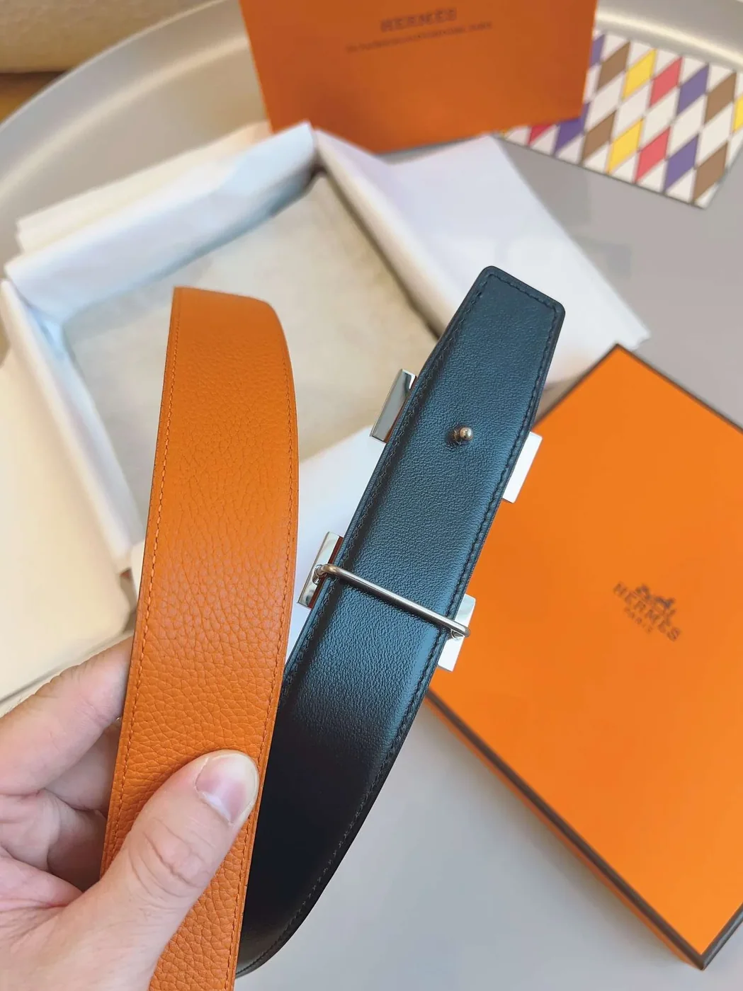 Hermes Constance Belt Buckle Brown Hermes Constance Belt Buckle Brown