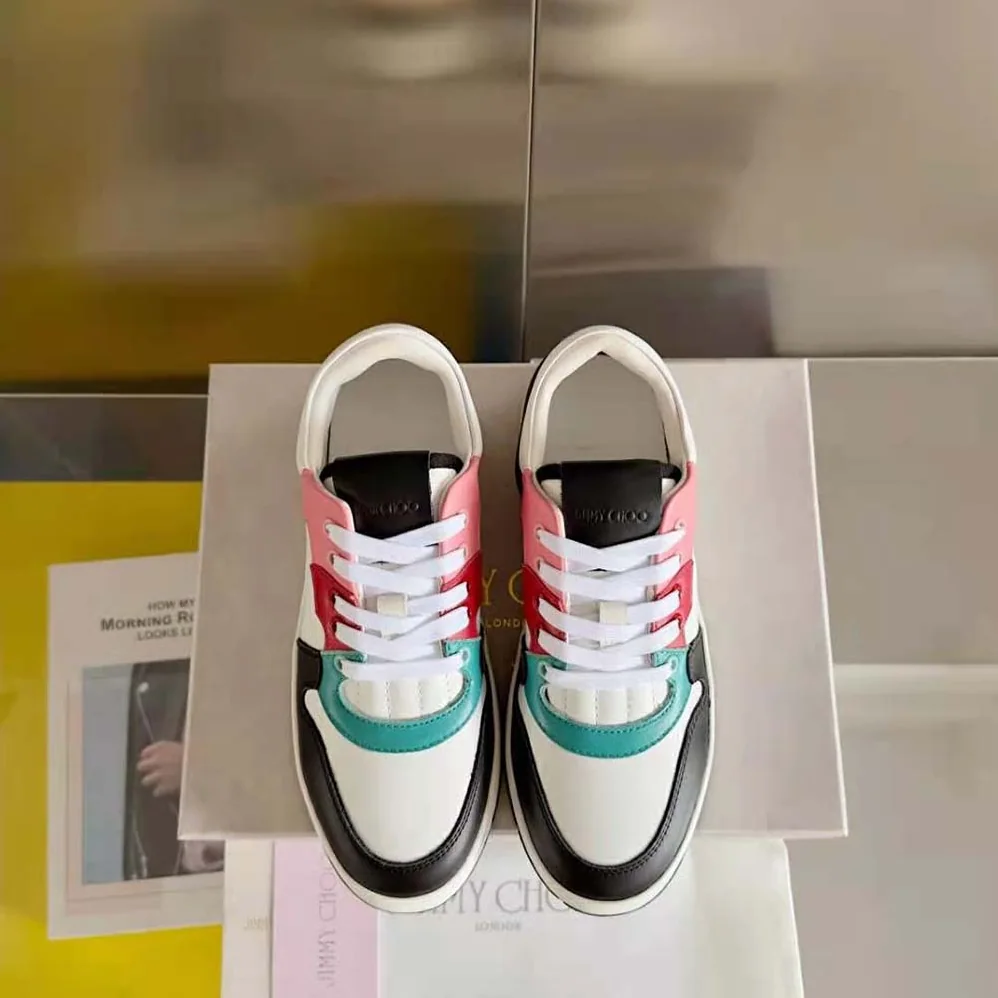 Jimmy Choo Florent for Women in F White Leather Trainers