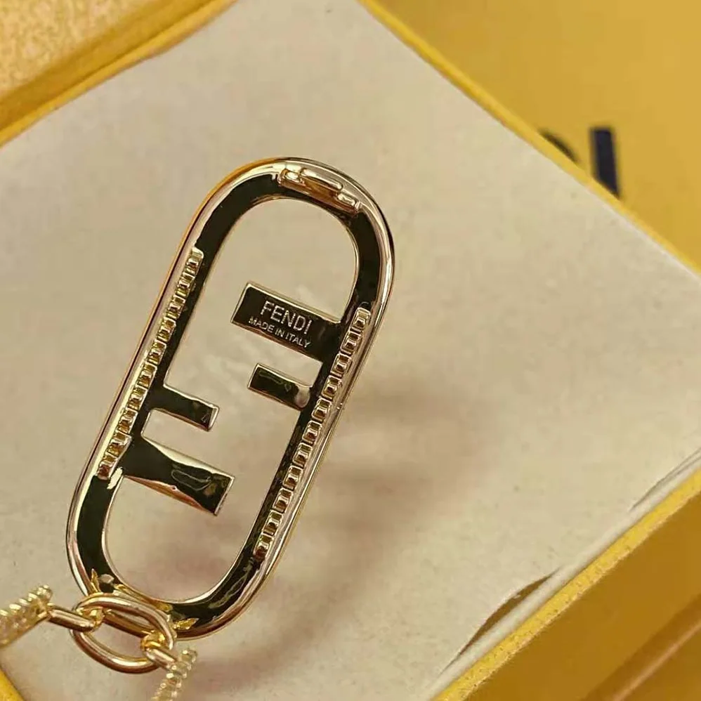 Fendi Hair Clip with Fendi O'Lock Motif for Women