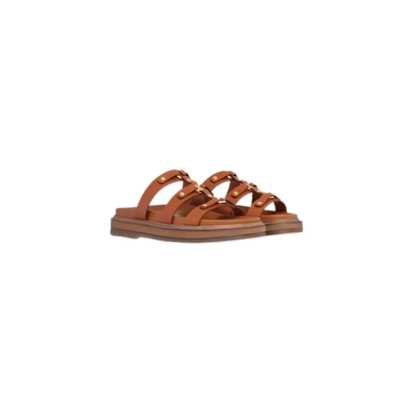 Slides Tippi Calfskin Brown .04LU