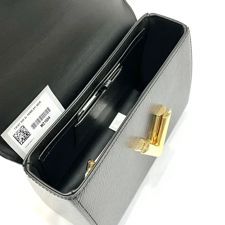 Louis Vuitton Twist MM Epi Black /