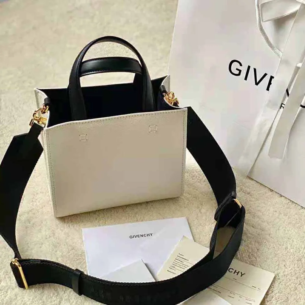Givenchy Mini G Tote Shopping Bag in Canvas for Women in Beige Givenchy Mini G Tote Shopping Bag in Canvas for Women in Beige