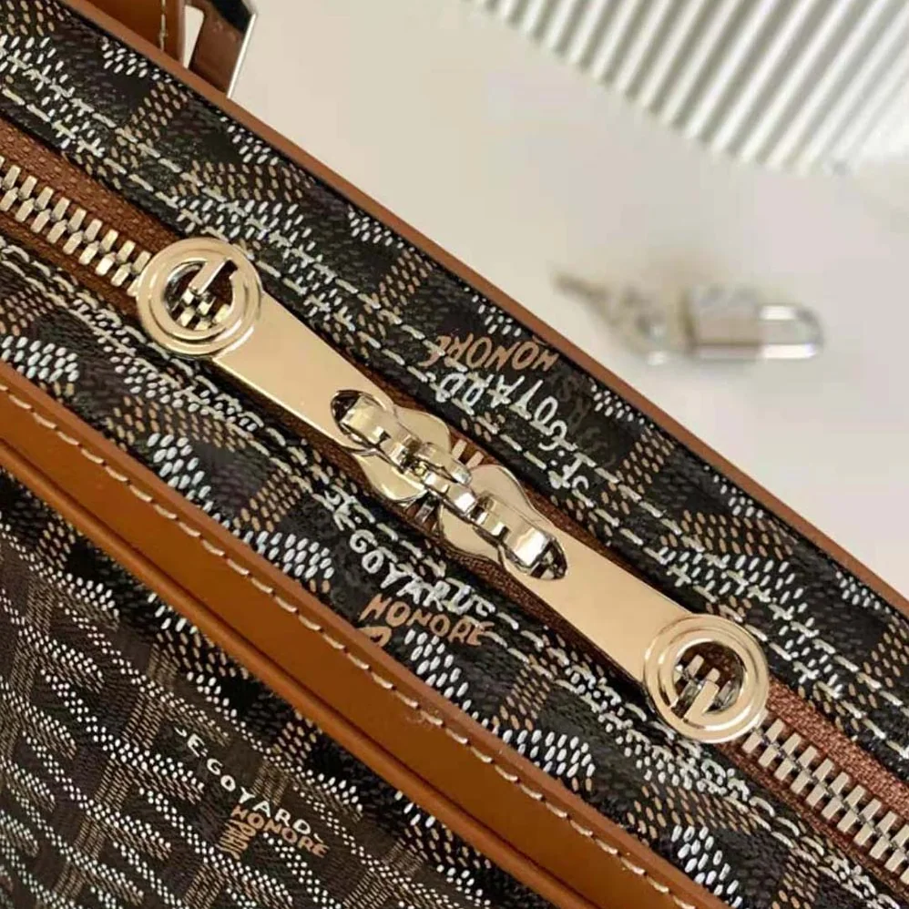 Goyard Ambassade MM Document Case for Women in Brown Goyard Ambassade MM Document Case for Women in Brown