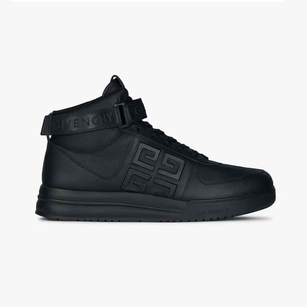 Givenchy G4 High Top Sneakers in Leather for Men in Black