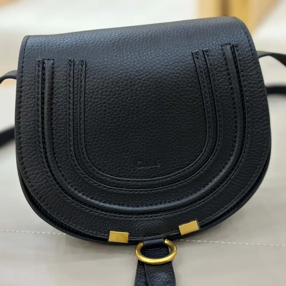 Chloe Small Marcie Saddle Bag is Crafted Leather for Women Chloe Small Marcie Saddle Bag is Crafted Leather for Women