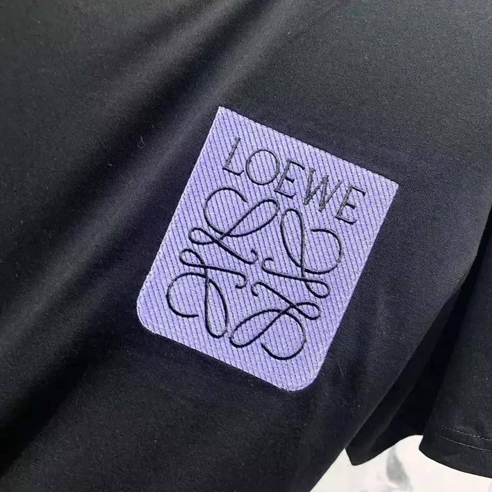 Loewe Relaxed Fit T-shirt in Cotton for Men in Black