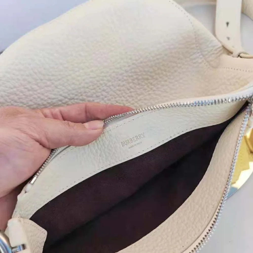 Burberry Small Knight Bag for Women in White Burberry Small Knight Bag for Women in White