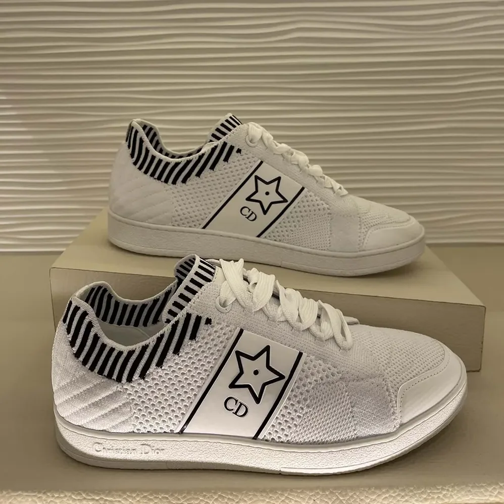 Dior Star Sneaker White Technical Mesh for Unisex