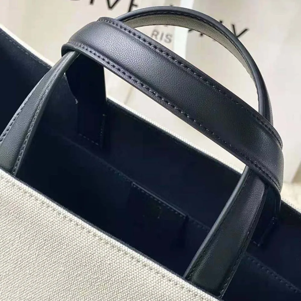 Givenchy Medium G Tote Shopping Bag in Canvas for Women in Beige