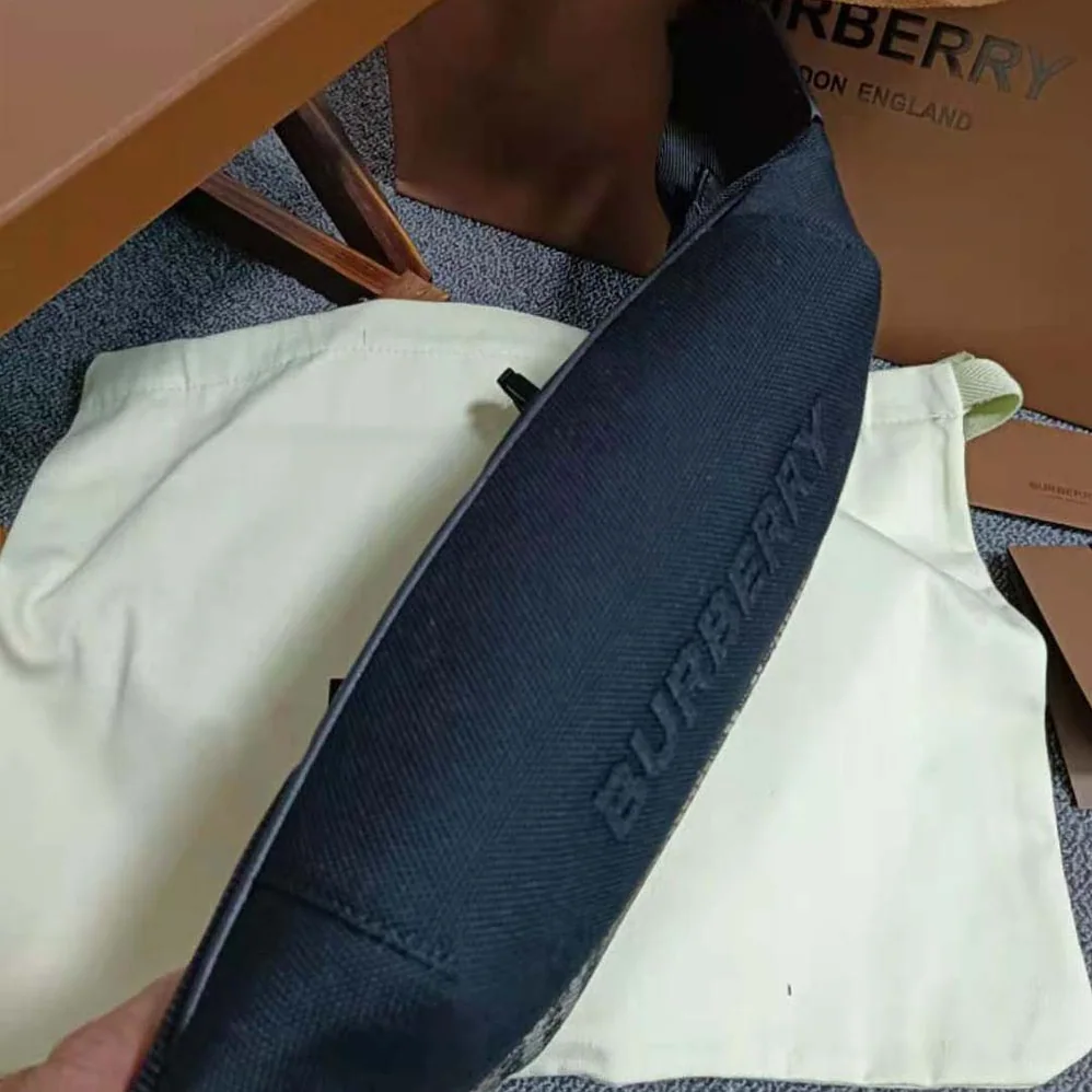Burberry Sonny Belt Bag with Embroidered Burberry Lettering for Women Burberry Sonny Belt Bag with Embroidered Burberry Lettering for Women
