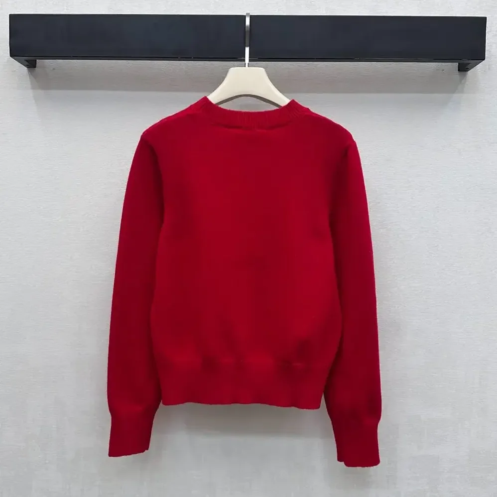 Burberry Cross Stitch EKD Wool Cashmere Sweater for Men in Red Burberry Cross Stitch EKD Wool Cashmere Sweater for Men in Red