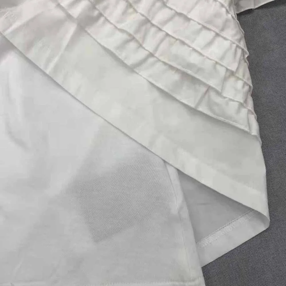 Prada Jersey Dress The Asymmetrical Design for Women in White