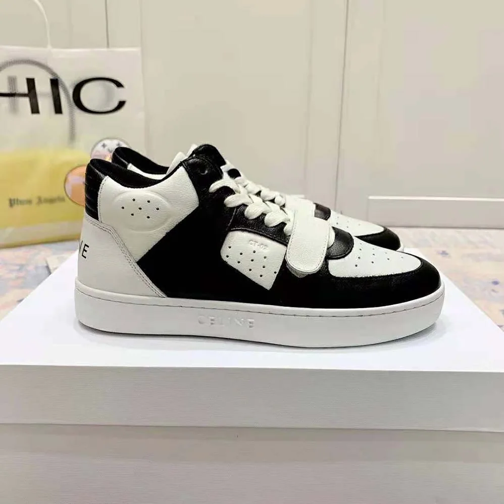 Celine CT-02 Mid Sneaker with Scratch in Calfskin for Men