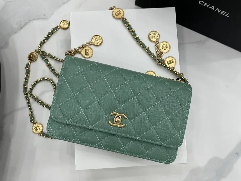 Wallet On Chain Green in Black/White /