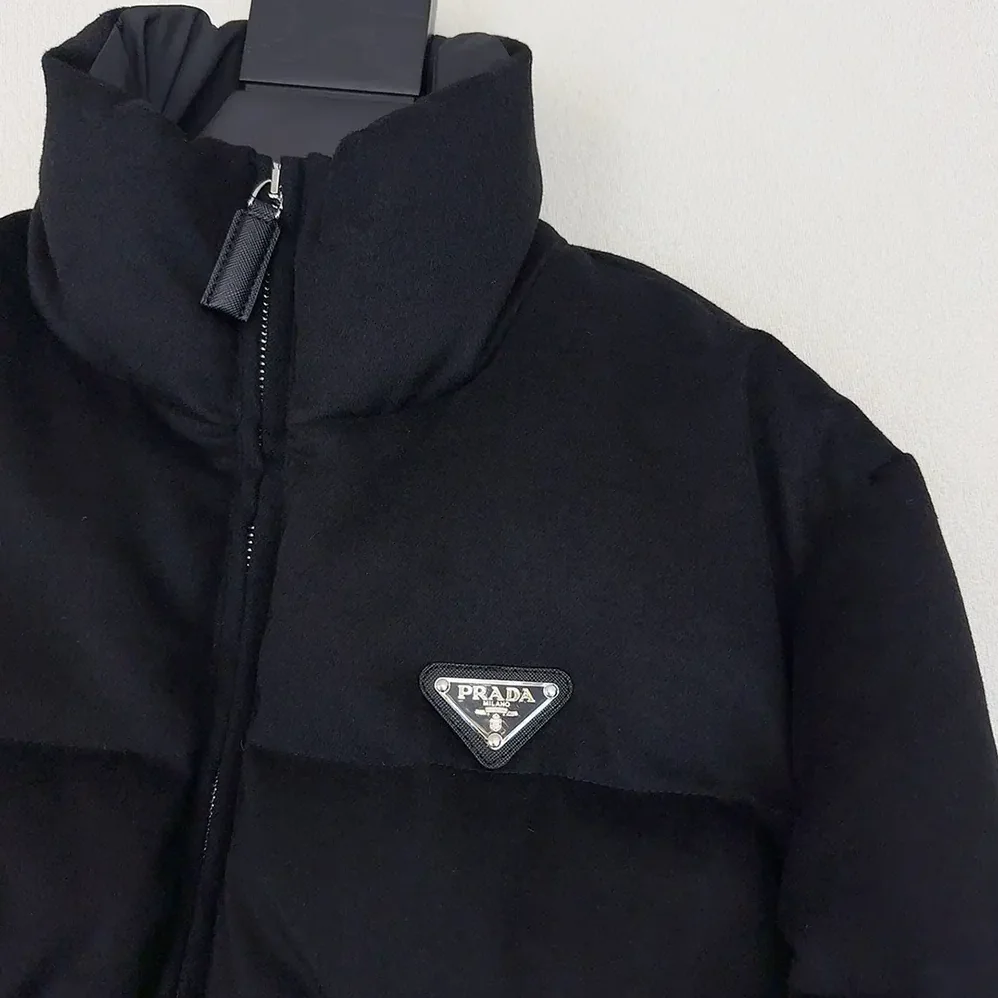 Prada Loden Down Jacket for Men in Navy Prada Loden Down Jacket for Men in Navy