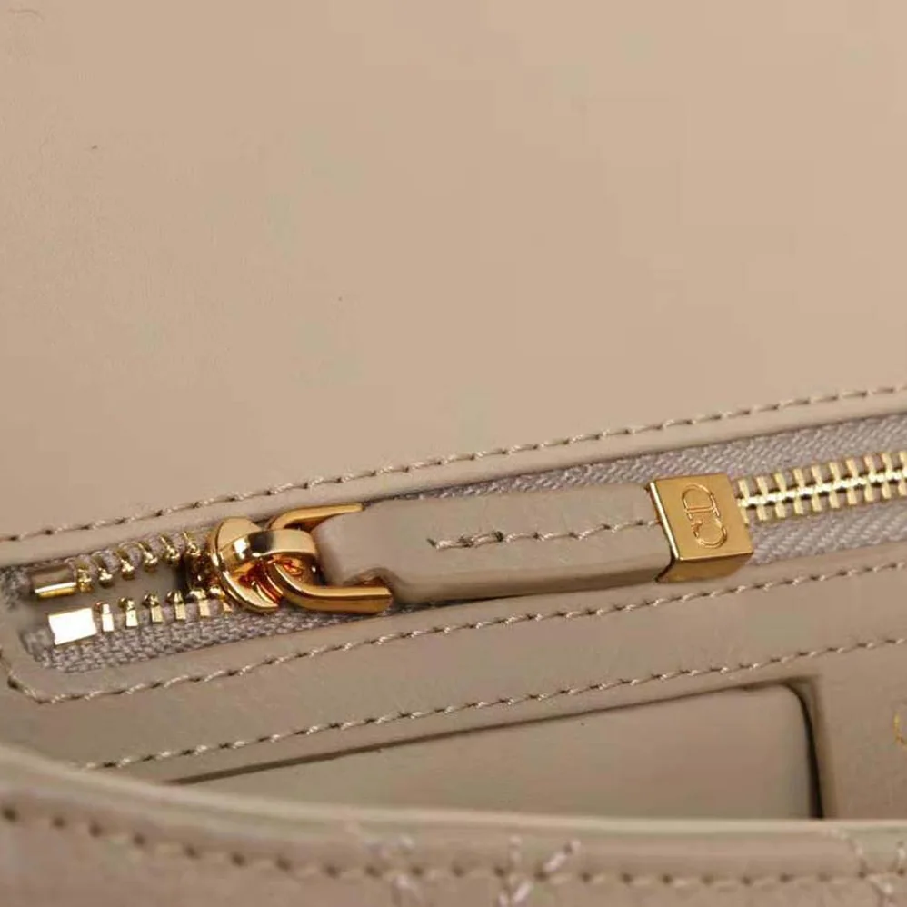 Dior Large Dior Caro Bag Beige Supple Cannage Calfskin for Women Dior Large Dior Caro Bag Beige Supple Cannage Calfskin for Women