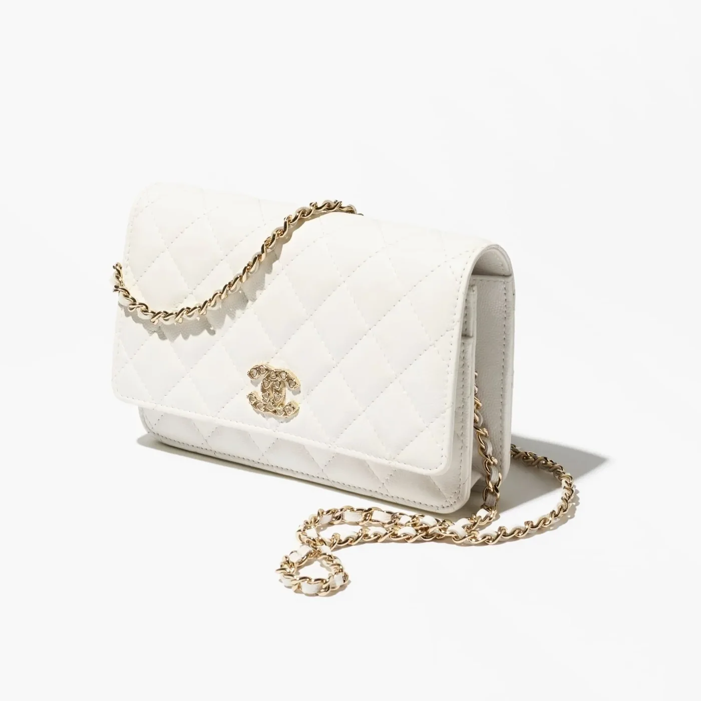 Chanel Wallet On Chain White / AP4538