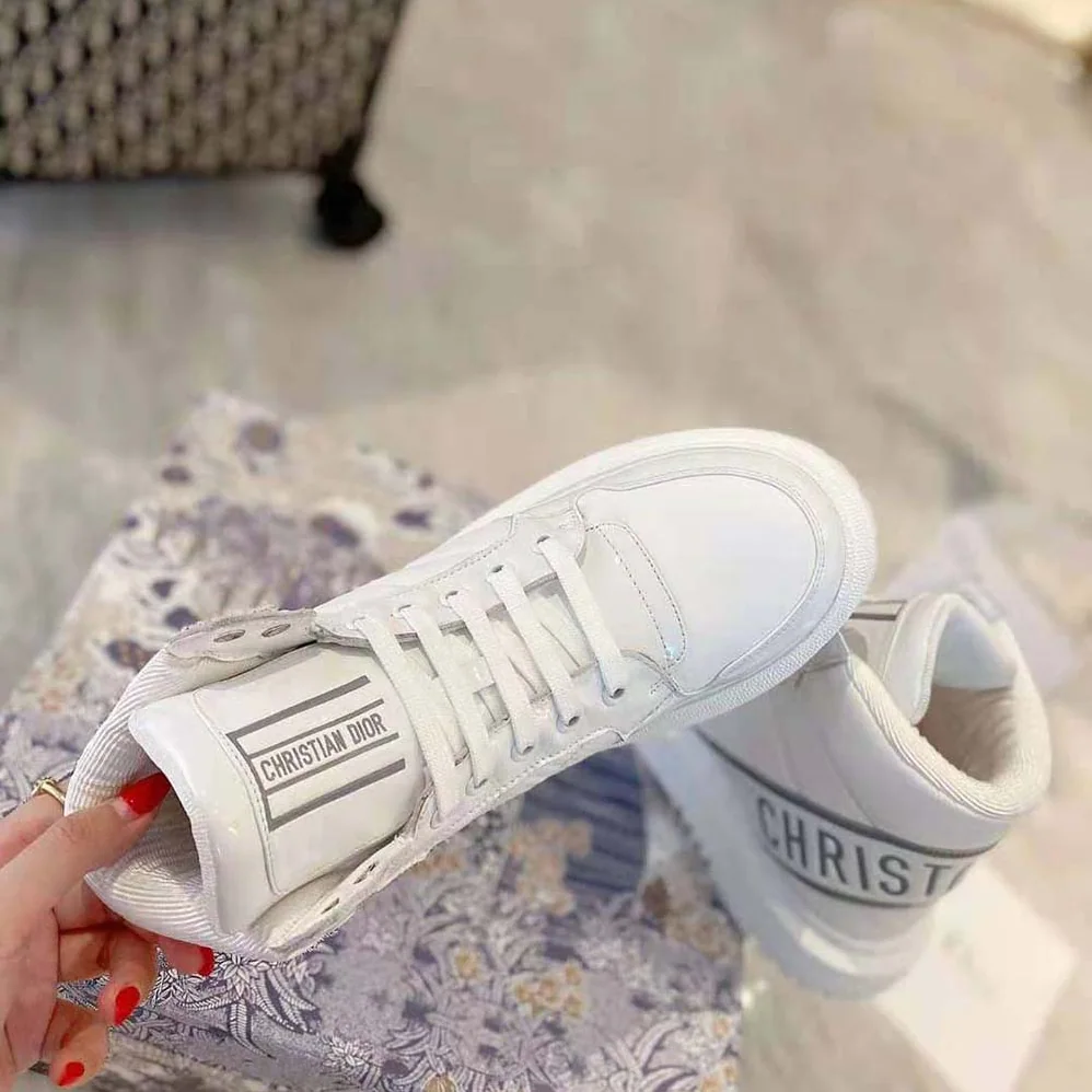 Dior D-Player Sneaker White Quilted Nylon for Women Dior D-Player Sneaker White Quilted Nylon for Women