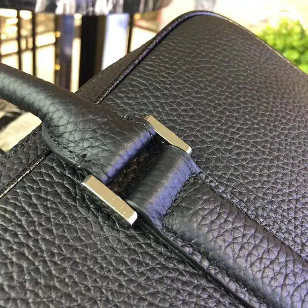Prada Grained Calf Leather Briefcase Bag in Black for Men Prada Grained Calf Leather Briefcase Bag in Black for Men