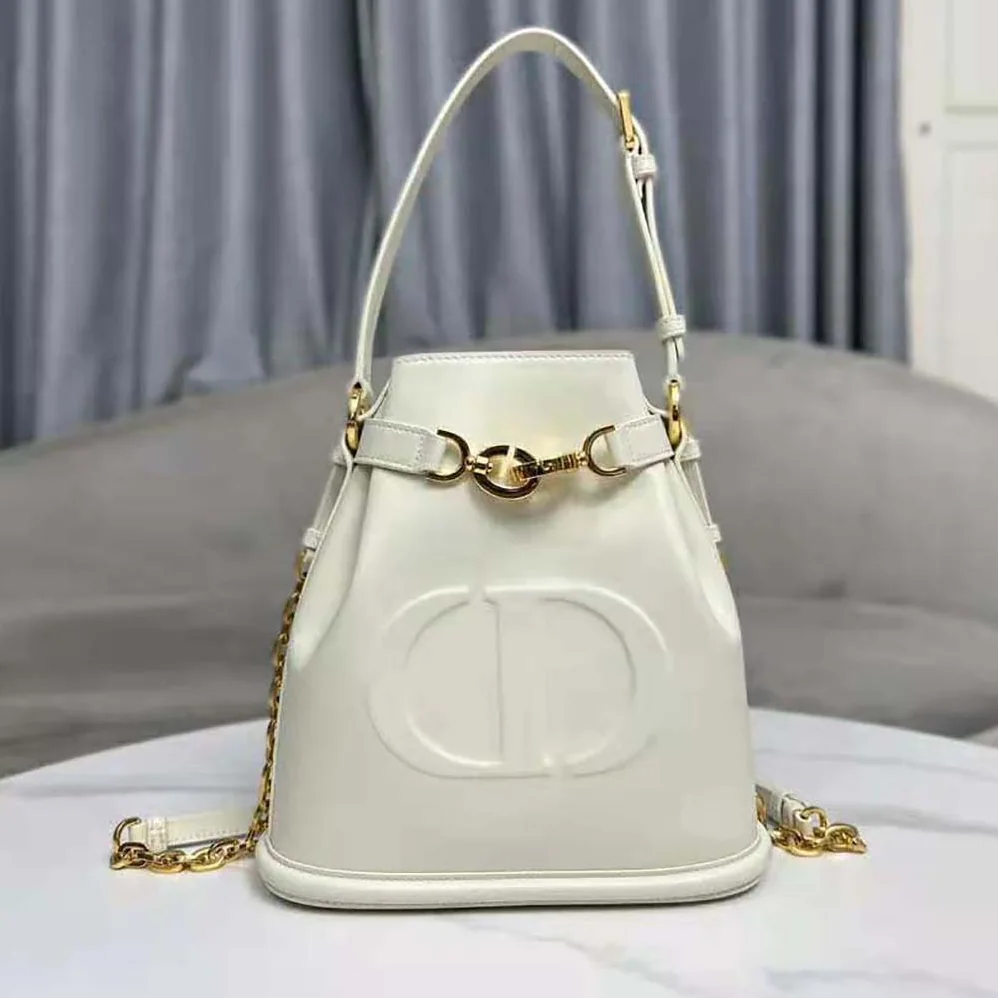 Dior Medium C'est Dior Bag Latte CD for Women in Embossed Calfskin
