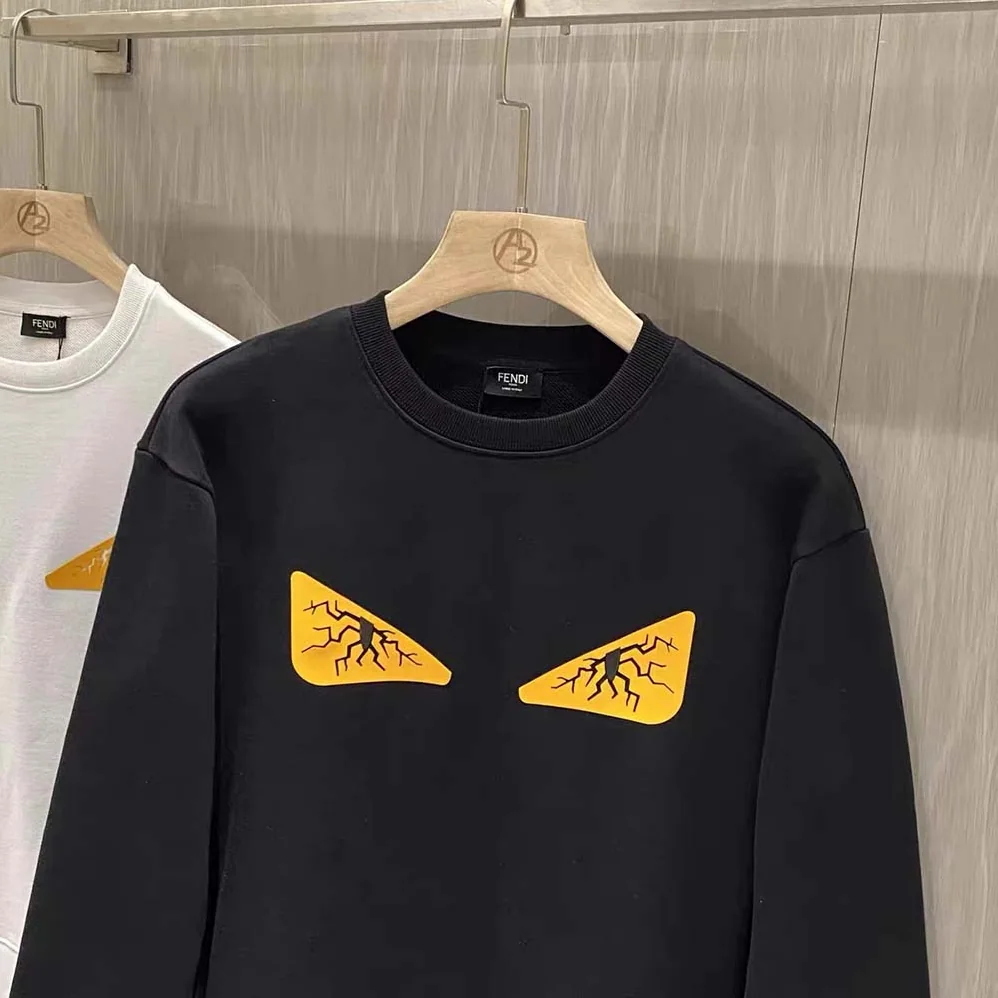 Fendi Black Wool Sweater for Women in Black Fendi Black Wool Sweater for Women in Black