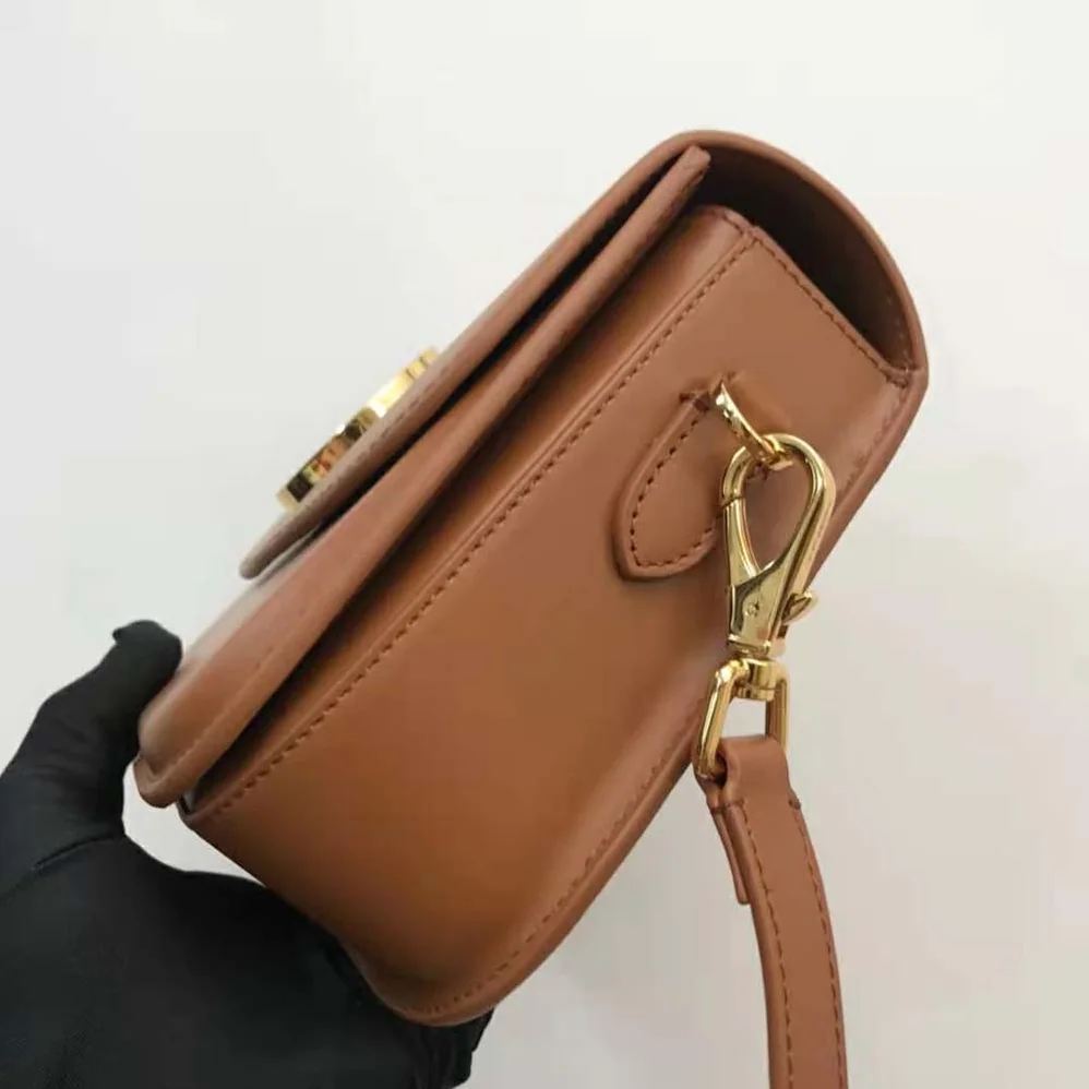 Burberry Leather Small Elizabeth Bag for Women in Brown