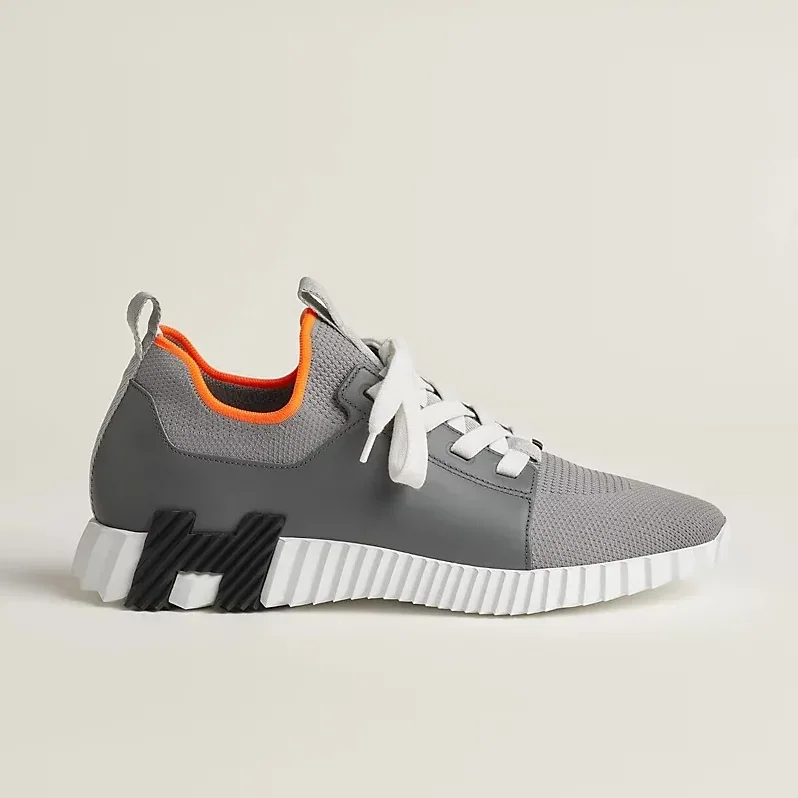 Hermes Depart Slip in On Sneakers Osmium Grey Hermes Depart Slip in On Sneakers Osmium Grey