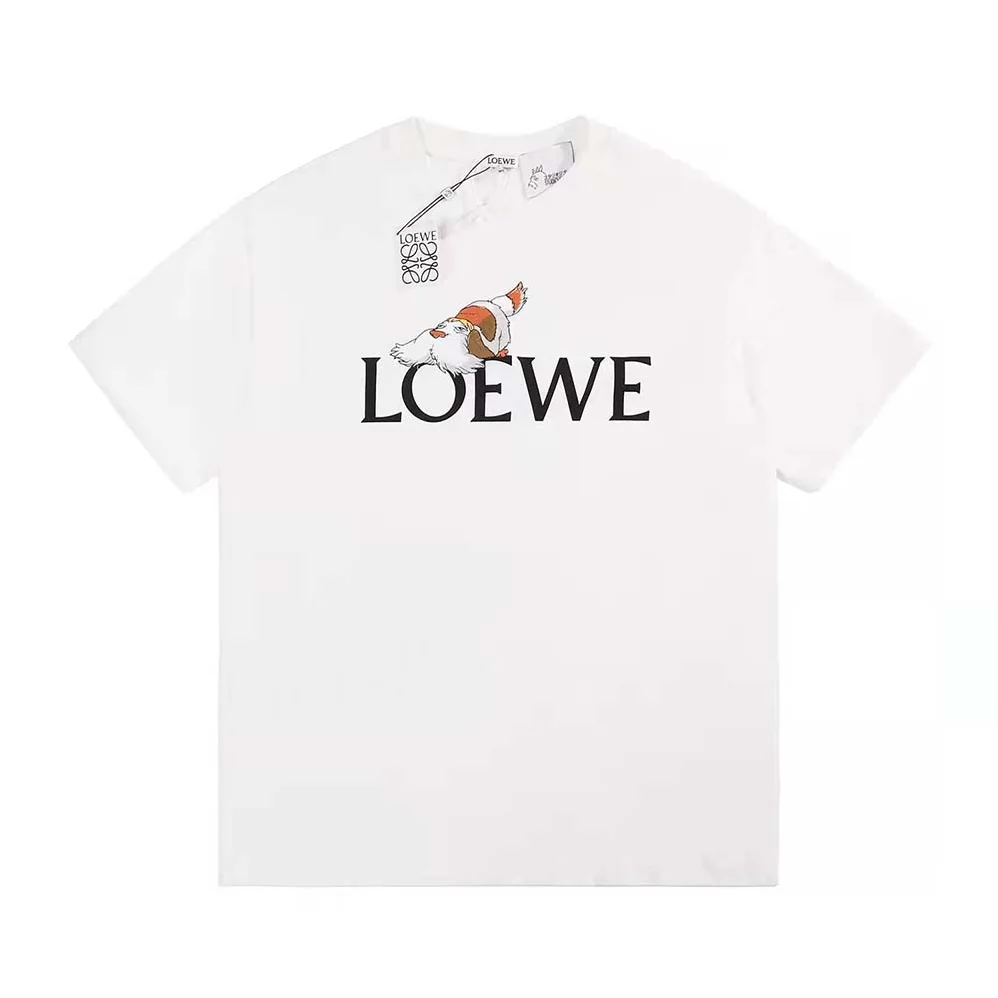 Loewe Heen LOEWE T-shirt in Cotton for Men in White