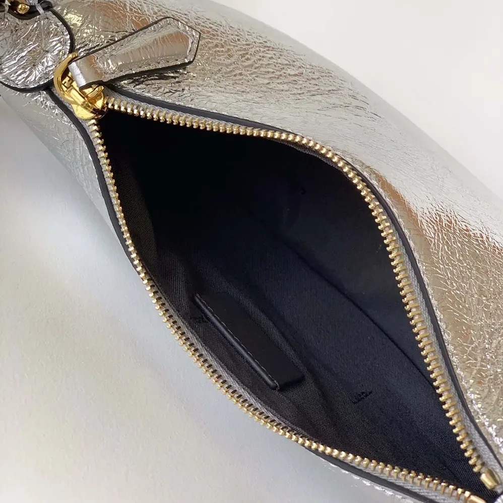 Fendi Fendigraphy Mini Silver Leather Mini for Women in bag Fendi Fendigraphy Mini Silver Leather Mini for Women in bag