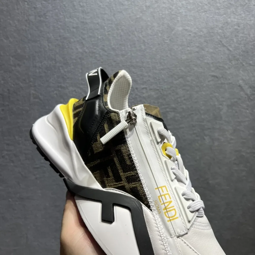 Fendi FD Flow Sneakers White 7E1392AJZHF1HGR