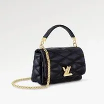 Louis Vuitton GO- Navy Blue Bag - 9.1 Inches/