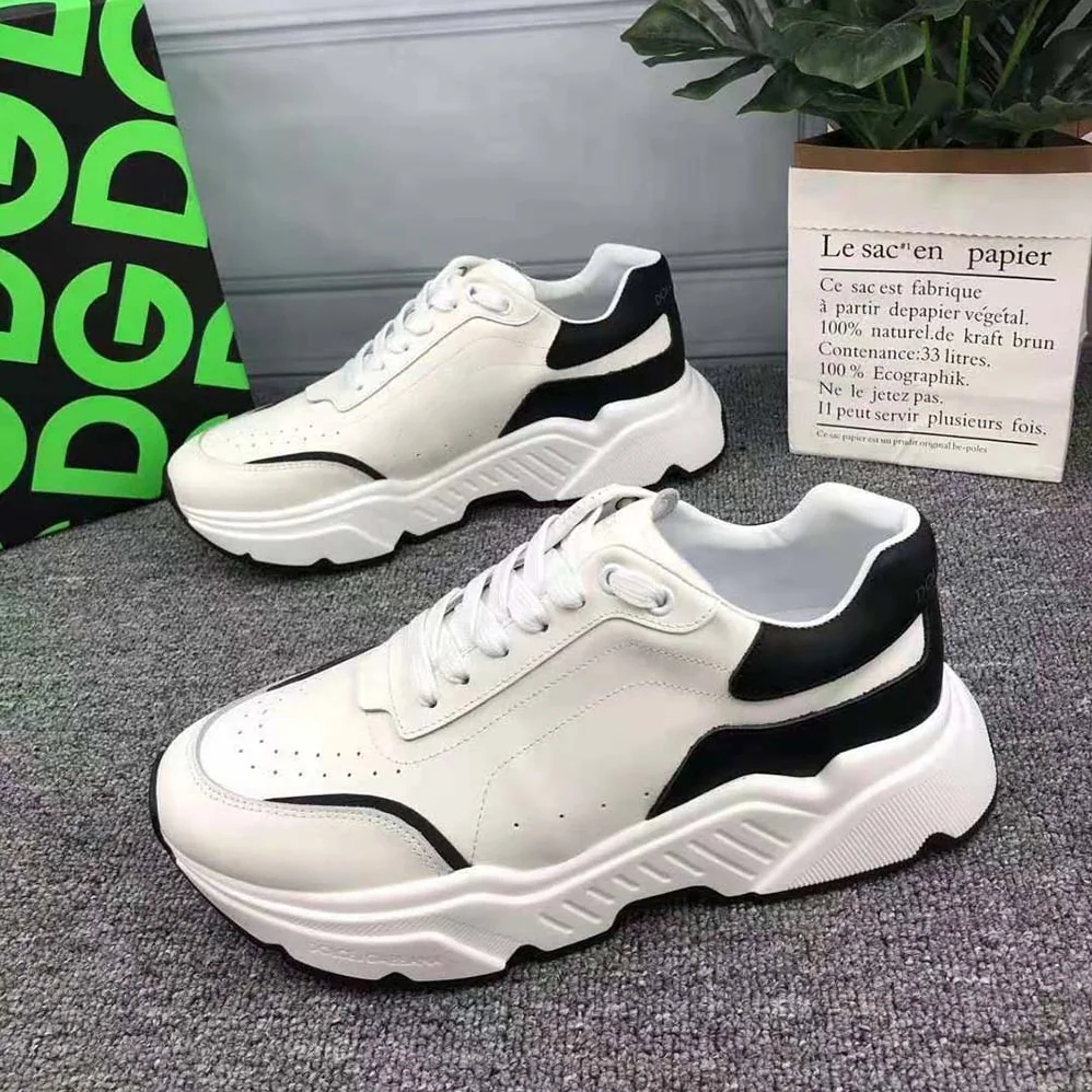 Dolce Gabbana D&G Daymaster Sneakers in Nappa Calfskin for Men in Black Dolce Gabbana D&G Daymaster Sneakers in Nappa Calfskin for Men in Black