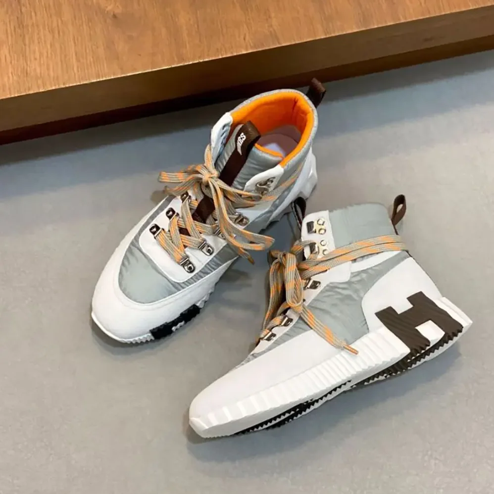 Hermes Klimb Sneaker in Ripstop Fabric and Suede Goatskin for Men