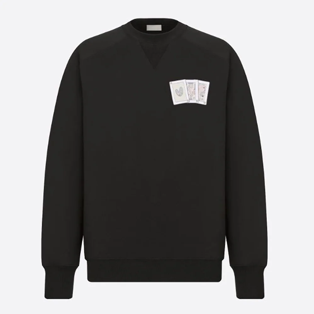 Dior Kenny Scharf Sweatshirt Black Cotton Fleece for Women