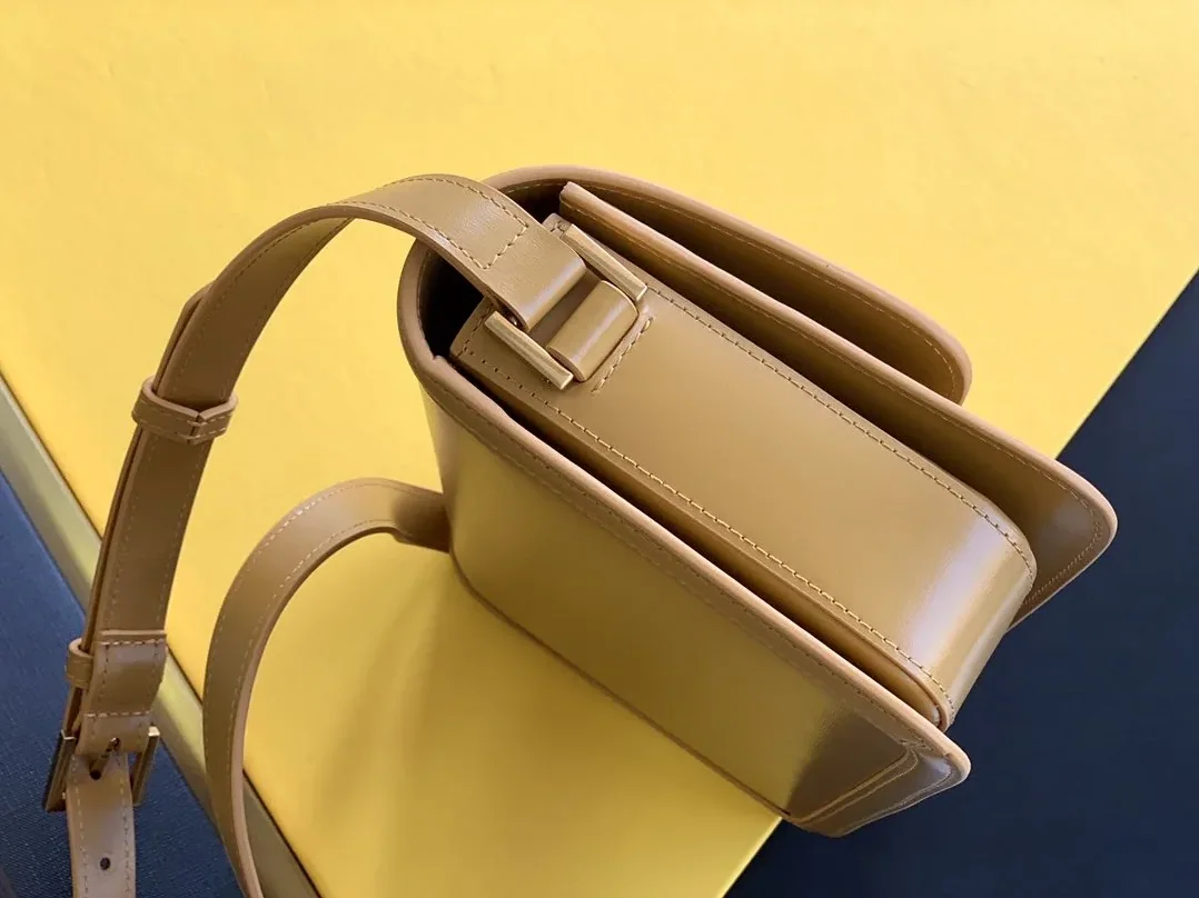 Saint Laurent Solferino Medium Satchel Bag In Box Brown in YSL