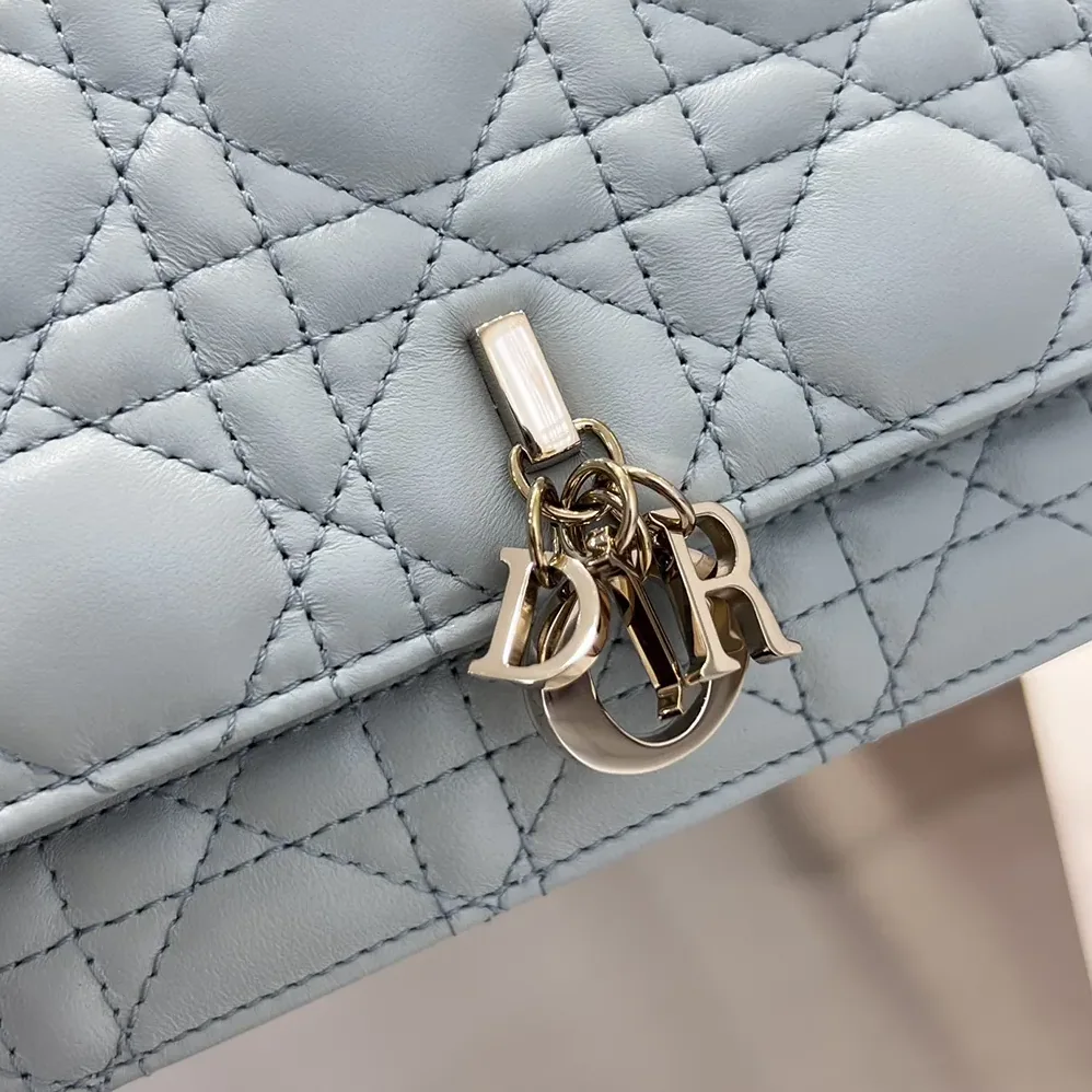 Dior My Dior Mini Bag Cloud Blue Cannage Lambskin for Women Dior My Dior Mini Bag Cloud Blue Cannage Lambskin for Women