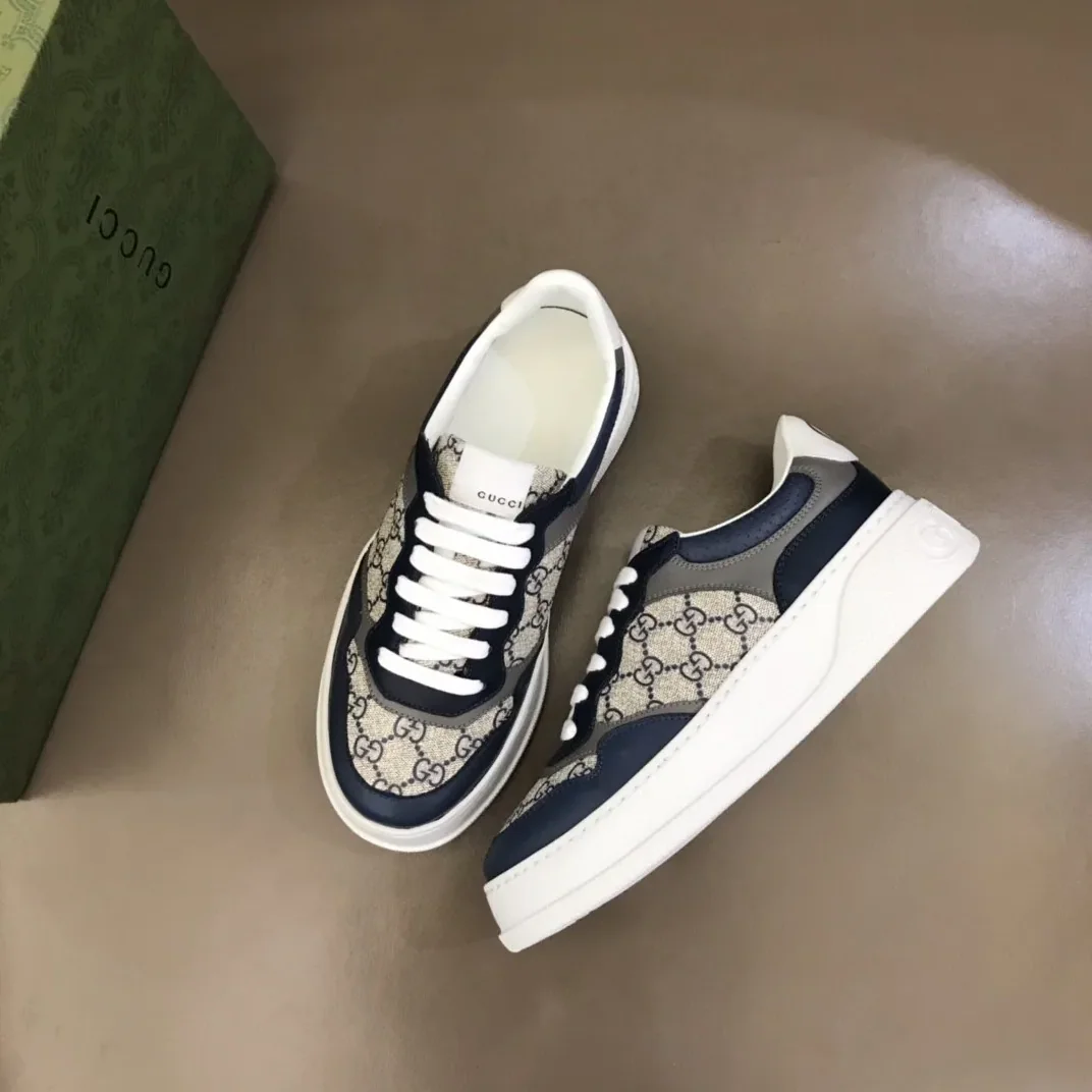 Gucci GG Sneaker Navy Blue Gucci GG Sneaker Navy Blue