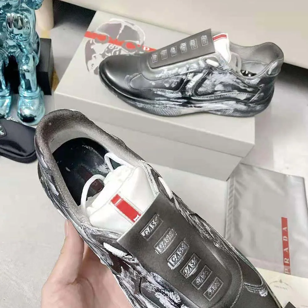 Prada Cass x Prada Americas Cup D3cay Sneakers for Unisex in Black