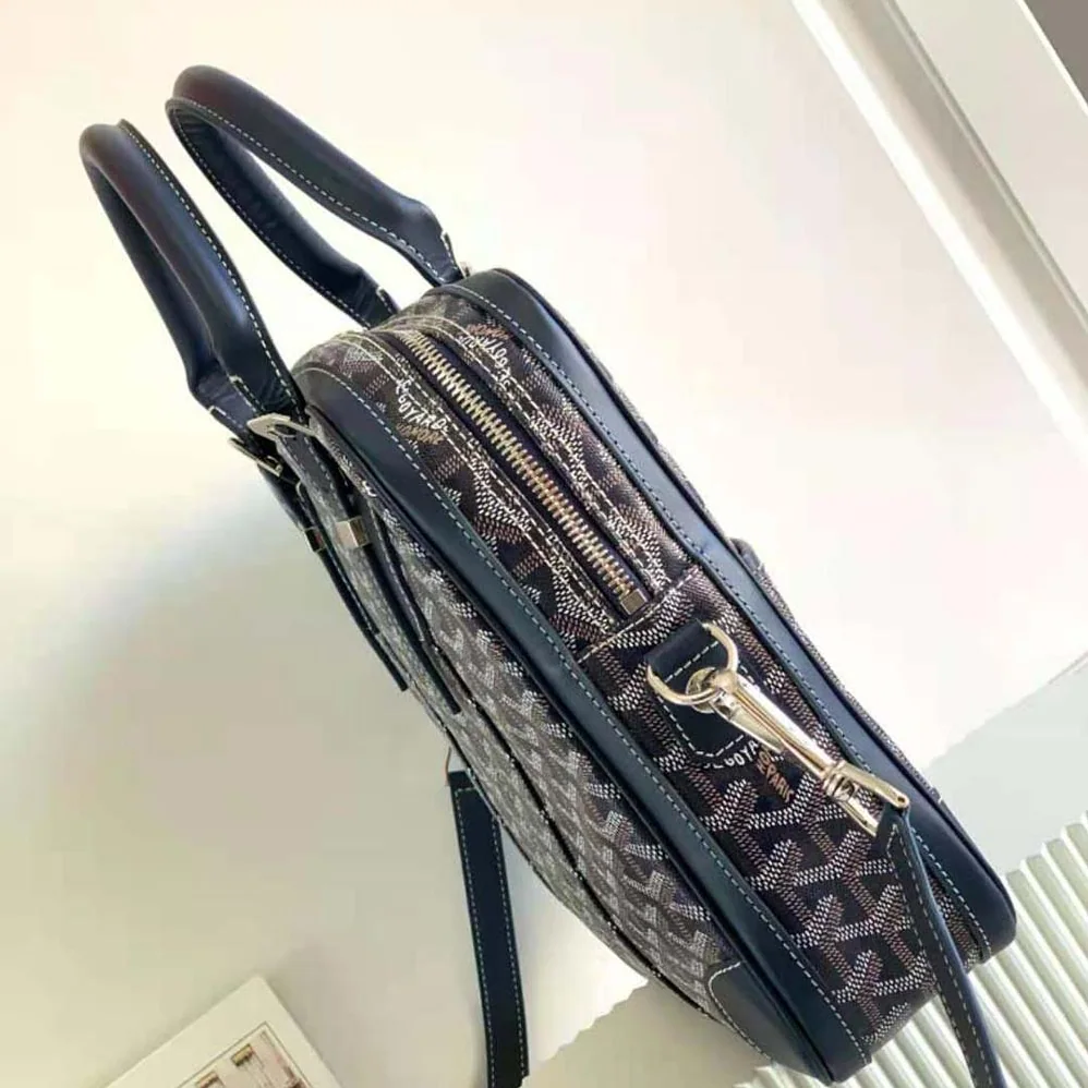 Goyard Ambassade MM Document Case for Women in Navy