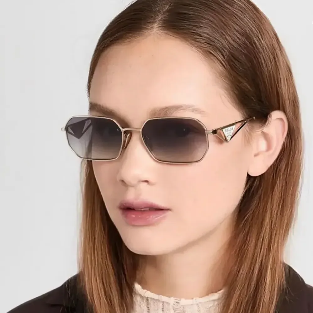 Prada Sunglasses with Triangle Logo for Unisex Prada Sunglasses with Triangle Logo for Unisex